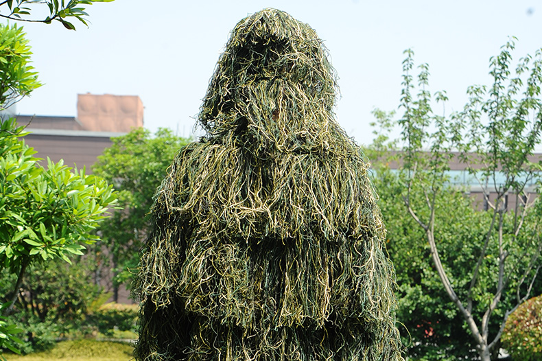 叢林毛絲兩件套偽裝服