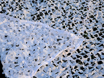 白色純色偽裝網(wǎng)